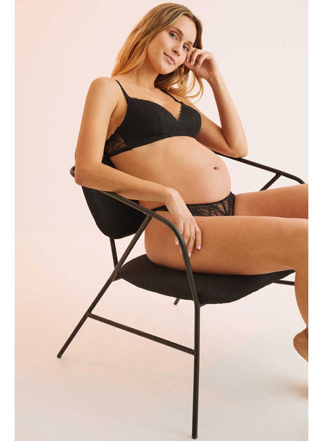 women'secret FANTASTIC Padded lace triangle maternity bra - Image 1