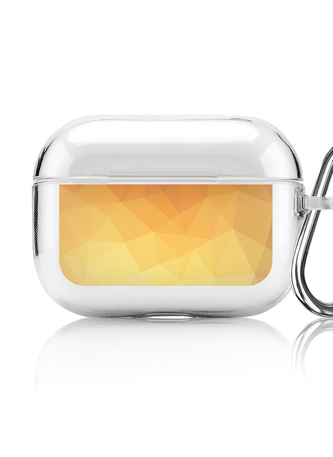 Stylizedd Classic Clear printed Case for Apple AirPods Pro 2nd Generation Thin Transparent Cover [Designed for Apple AirPods Pro 2nd Generation] - Gold Bar  - Image 1