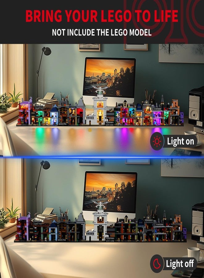 BRIKSMAX 2.0 Light Kit for Lego-76444 Diagon Alley Wizarding Shops -Innovative Led Lighting Kit Compatible with Lego Harry Potter Building Set- Not Included Lego Set - Image 2