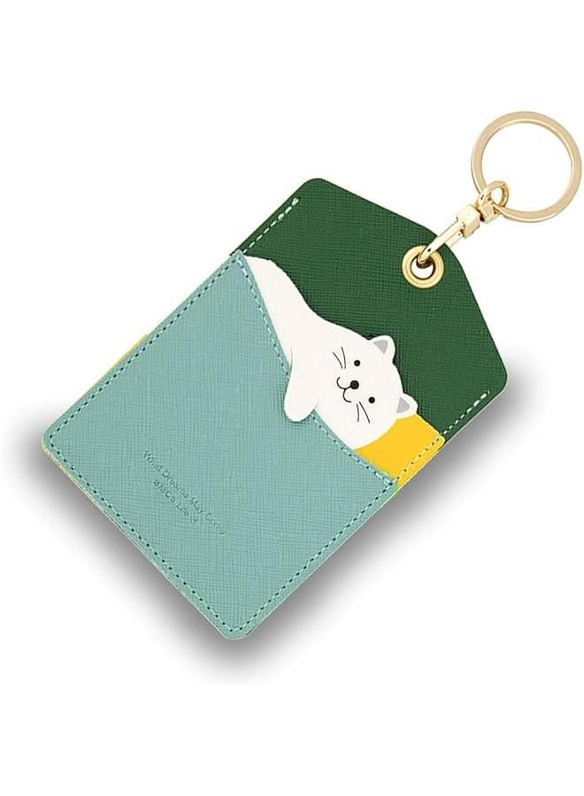 Keychain Bus Card Holder Portable Keyring Card Holder Creative with Keychain for Bus Card Bank Card Credit Card Id Card Key