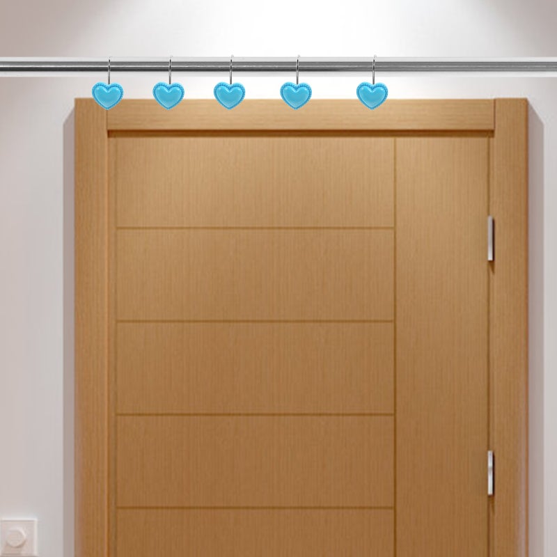 🚽 خطافات ستائر دش من الحديد متينة سهلة التركيب - Image 3