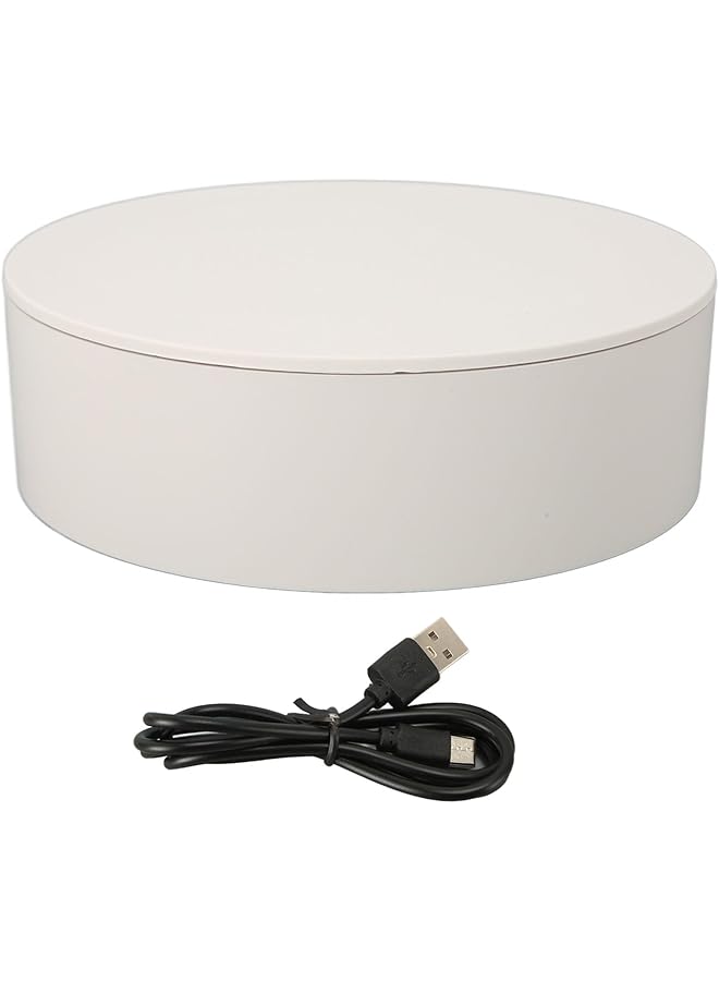 The Bros Rotating Display Stand, 5kg Maximum Load 360 Degree Motorized Rotating Turntable Display Stand with USB Power Cable for Photography Products and Shows - Image 1