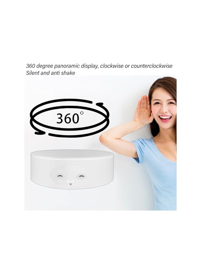 The Bros Rotating Display Stand, 5kg Maximum Load 360 Degree Motorized Rotating Turntable Display Stand with USB Power Cable for Photography Products and Shows - Image 4