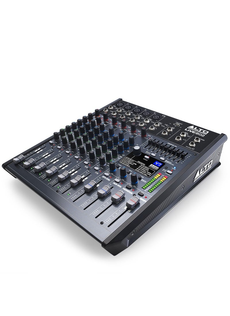 Alto Professional Alto Professional Live 802 8-Channel/2-Bus Mixer with DSP and USB  - Image 1
