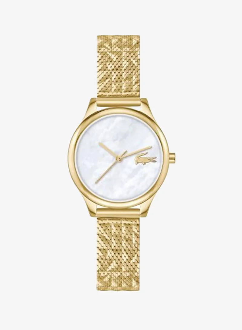 Ionic Plated Thin Gold Steel Quartz Basic Watch