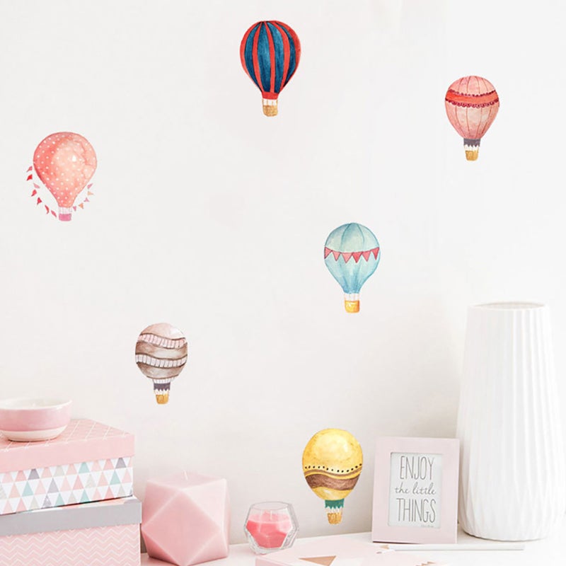 ملصحات جدارية على شكل طلونات هوائية ملونة DIY (تصميم بنفسك) غرف الأطفال، أولاد و بنات، ملصحات جدارية لينة قابلة للإزالة للديكور الداخلي، مرافق الحضانات و المدارس الأهلية - Image 5