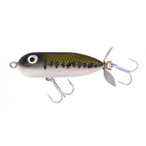 Heddon Torpedo Prop-Bait Topwater Fishing Lure with Spinner Action, Baby Bass, Tiny Torpedo (1/4 oz) - Image 3