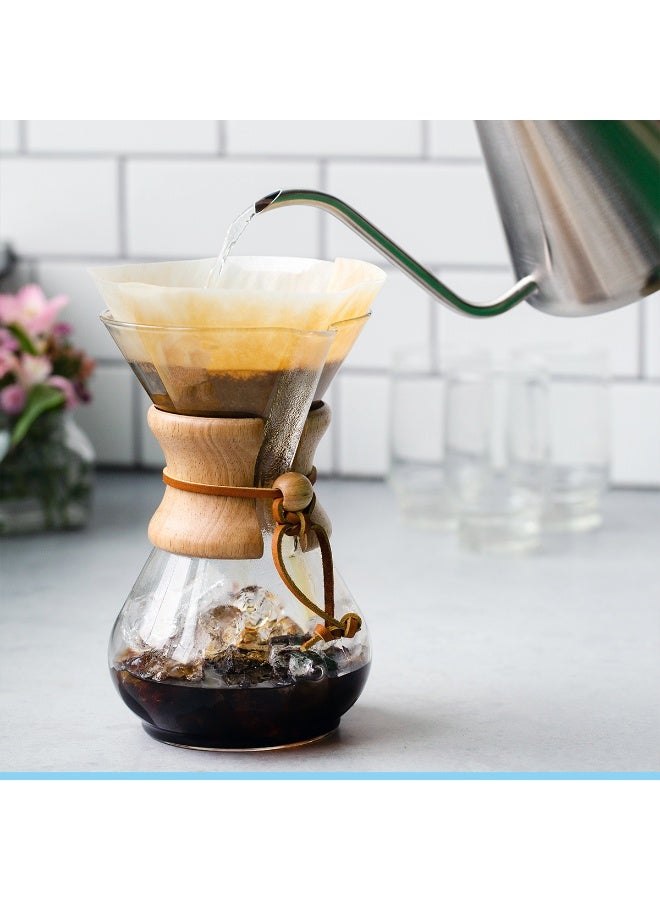كيميكس كيكمس 400 مل اداة تحضير القهوة مسكة خشبية - Image 4