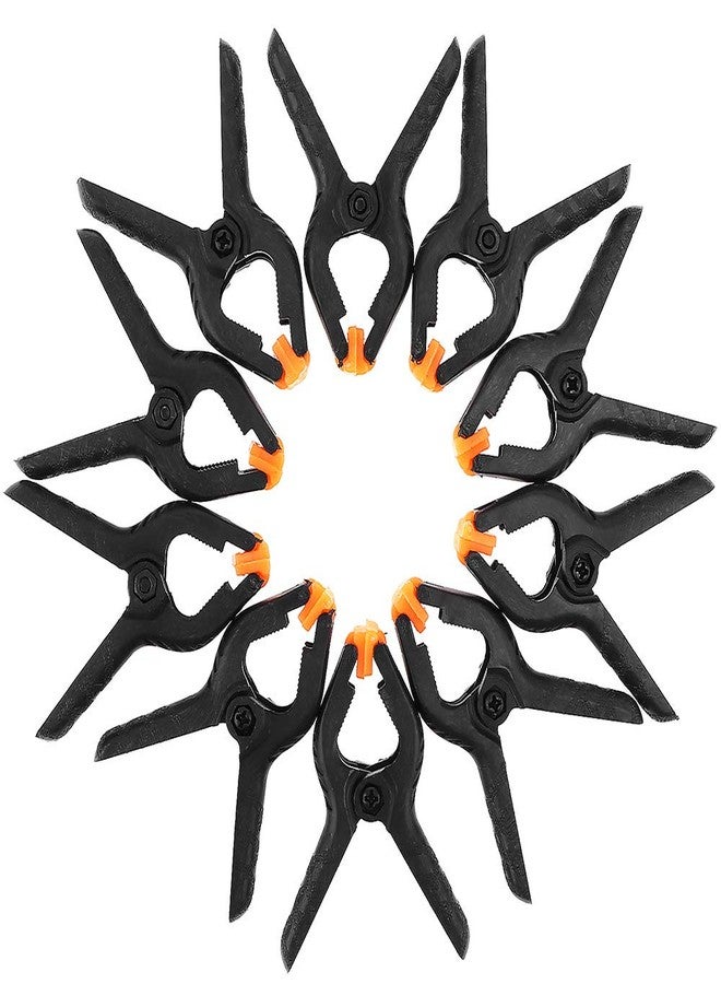 OriGlam 10pcs Mini Spring Clamp Set, Jaw Open Spring Clamps, DIY Clip Fixed Clip Spring Clip Clamps Tools for Photo, Studio, Backdrops, Photography, Background (2 Inch) - Image 1
