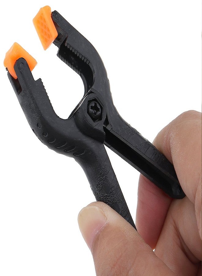 OriGlam 10pcs Mini Spring Clamp Set, Jaw Open Spring Clamps, DIY Clip Fixed Clip Spring Clip Clamps Tools for Photo, Studio, Backdrops, Photography, Background (2 Inch) - Image 5