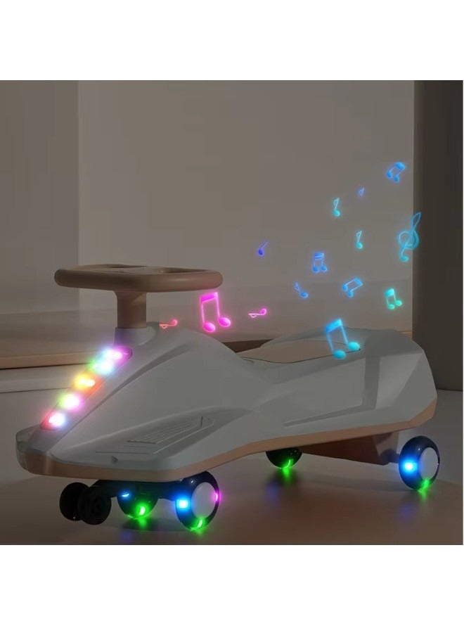 Toy Box Magic Swing Cars for Kids, Twister Magic Ride on Kids Car with LED Wheels, Kids Push Ride on Car With Lighted Seat, Strongest and Smoothest Twister Magic Ride Car for Kids With Music - Image 3