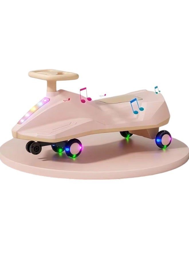 Toy Box Magic Swing Cars for Kids, Twister Magic Ride on Kids Car with LED Wheels, Kids Push Ride on Car With Lighted Seat, Strongest and Smoothest Twister Magic Ride Car for Kids With Music - Image 2