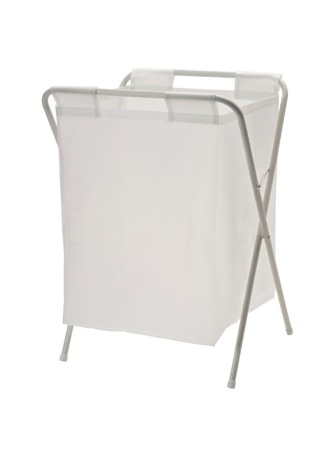 IKEA Laundry Basket 50L Foldable Laundry Bag White Metal Frame Lightweight and Portable Ideal for Small Spaces Load Capacity up to 8kg Practical Design for Storage and Transport - Image 2