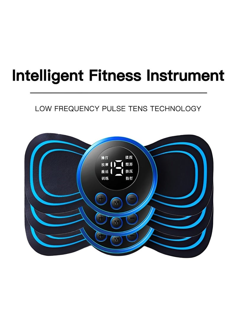 REOCLE Wireless TENS & EMS Unit Back Pain Relief Massager EMS Muscle Stimulator Machine Muscle Body Massager Patch for Back Shoulder Leg Neck Pain Relief  - Image 3