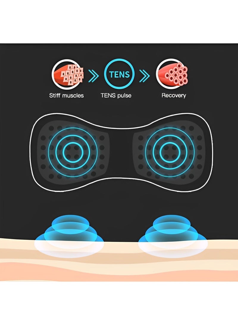 REOCLE Wireless TENS & EMS Unit Back Pain Relief Massager EMS Muscle Stimulator Machine Muscle Body Massager Patch for Back Shoulder Leg Neck Pain Relief - Image 4