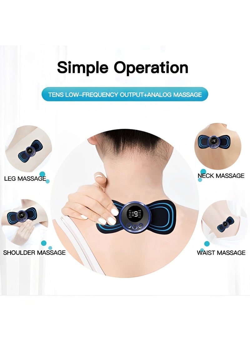 REOCLE Wireless TENS & EMS Unit Back Pain Relief Massager EMS Muscle Stimulator Machine Muscle Body Massager Patch for Back Shoulder Leg Neck Pain Relief - Image 1