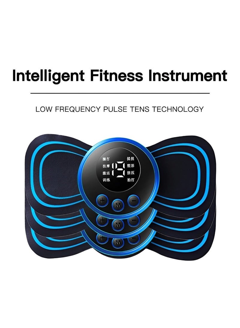 REOCLE Wireless TENS & EMS Unit Back Pain Relief Massager EMS Muscle Stimulator Machine Muscle Body Massager Patch for Back Shoulder Leg Neck Pain Relief - Image 3