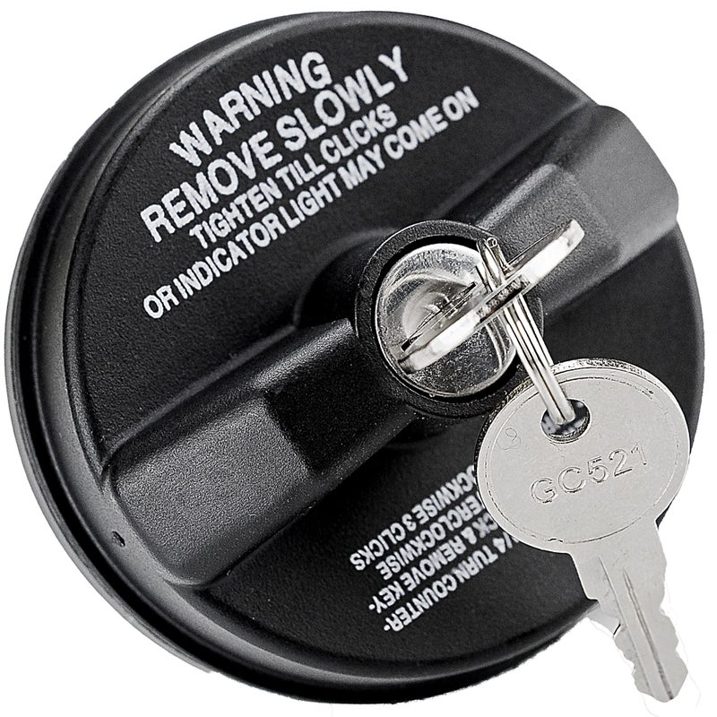 ROVIKE Locking Gas Cap, Lock Fuel Cap Replace 12495845 Compatible with Chevy, GMC, Toyota, Honda, Nissan, Subaru, Acura, Buick, Cadillac, Infiniti, Isuzu, Mitsubishi, Scion, Suzuki, Pontiac - Image 1