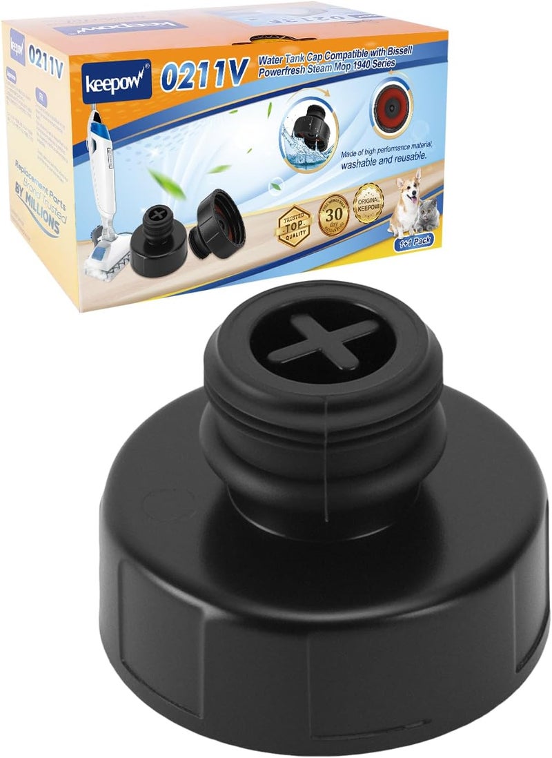 KEEPOW Steam Mop Replacement Parts Compatible with Bissell Powerfresh Steam Mop 1940 Series, Water Tank Caps Replacement, Replaces part 203-8413 2038413 (1 Pack) - Image 1