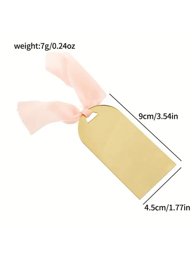 SQ0860 Style Acrylic Bookmark For Readers Birthday Holiday Gift Ribbon Reading Accessories - Image 4