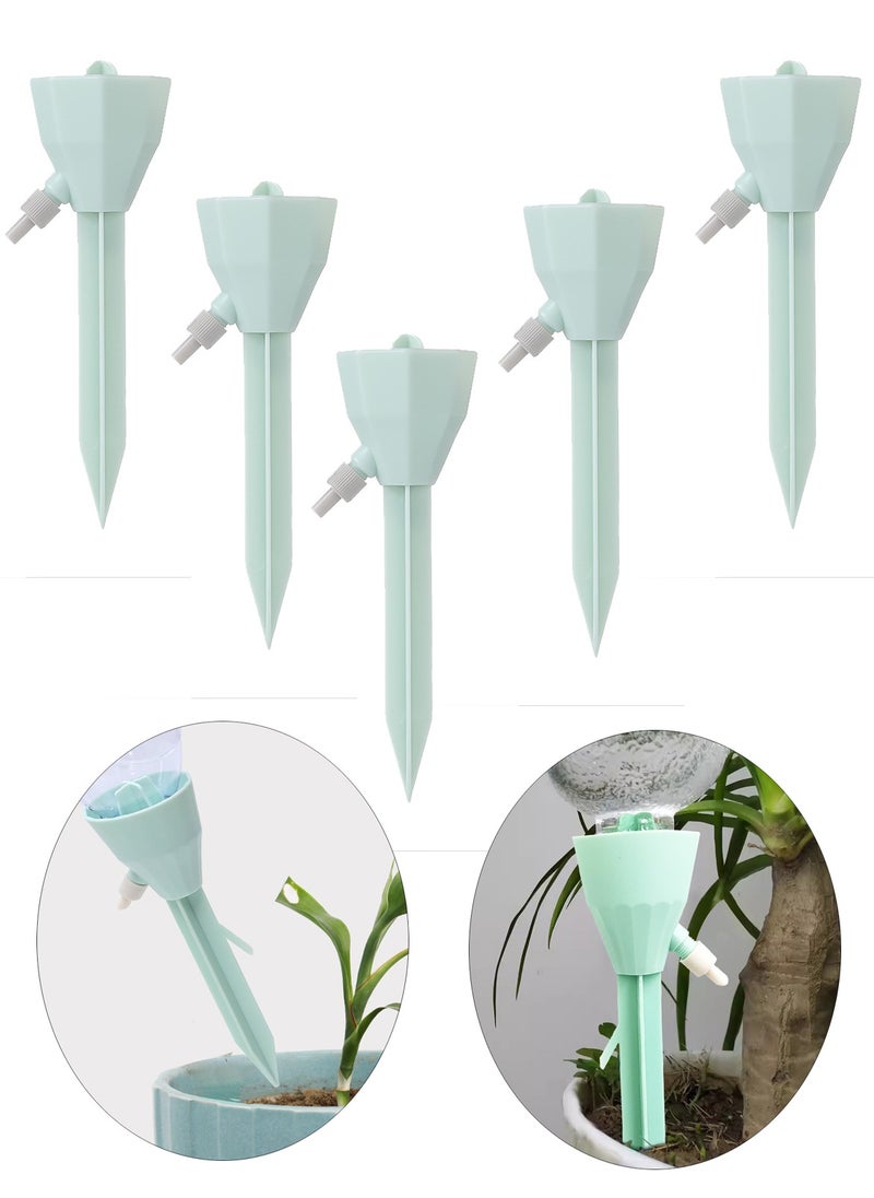 Generic 5 Pcs Adjustable Self Watering Planter Insert with Slow Release Control Valve Watering Spikes  - Image 1
