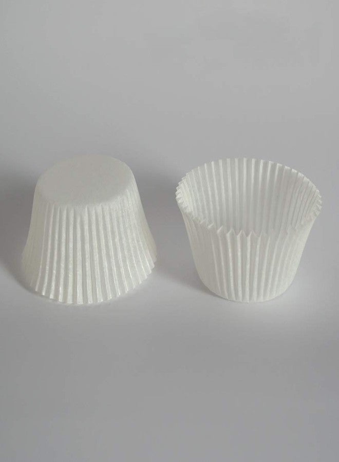 Huaswan White Cupcake Liners Greaseproof Paper Standard Baking Cups for Wedding Party and More, 150-Count - Image 2