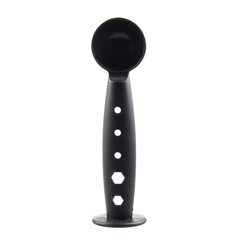 Spirit Coffer Tamper Multifunctional Espresso Tamper with 10g Measuring Spoon Coffee Tamping Tool for Barista Coffee Bean Press Coffee Grind Pressing Espresso Scoop with Tamper 49mm