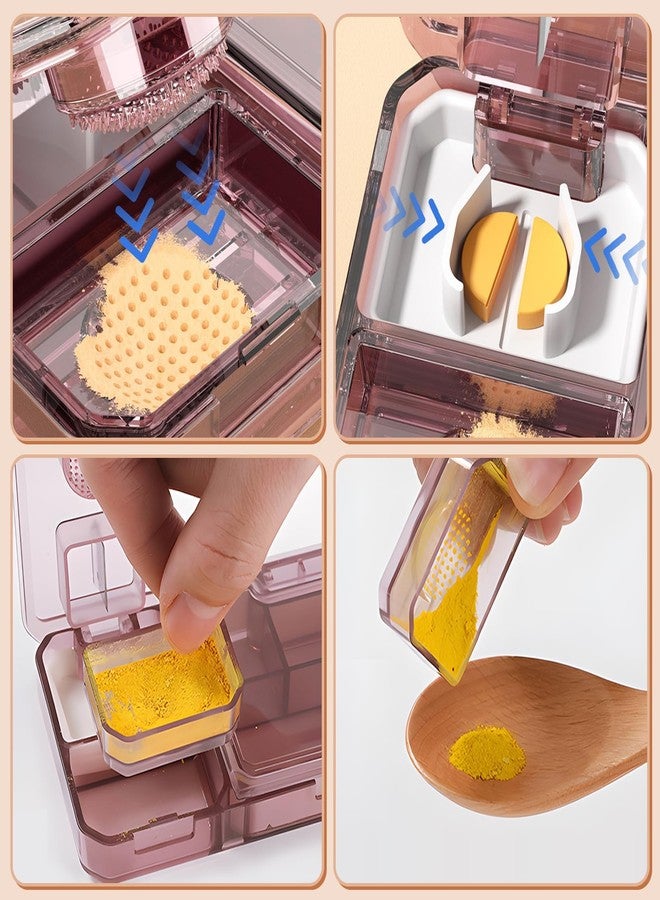 TERRIFI Daily Pill Organizer, 3 in 1 Pill Divider, Pill Cutter, Pill Splitter, Pill Crusher, Travel Purse Pill Box Container, Combined Pill Case to Hold Vitamins, Cod Liver Oil - Image 4