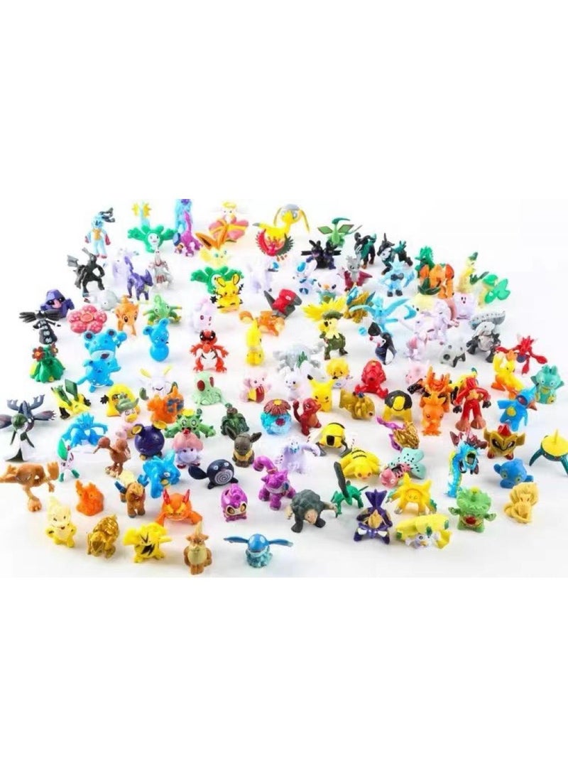 Y&D 144-Piece Pocket Monster And Pikachu Figurines Model Toys Cake Decoration Doll Toys Multicolour - Image 4