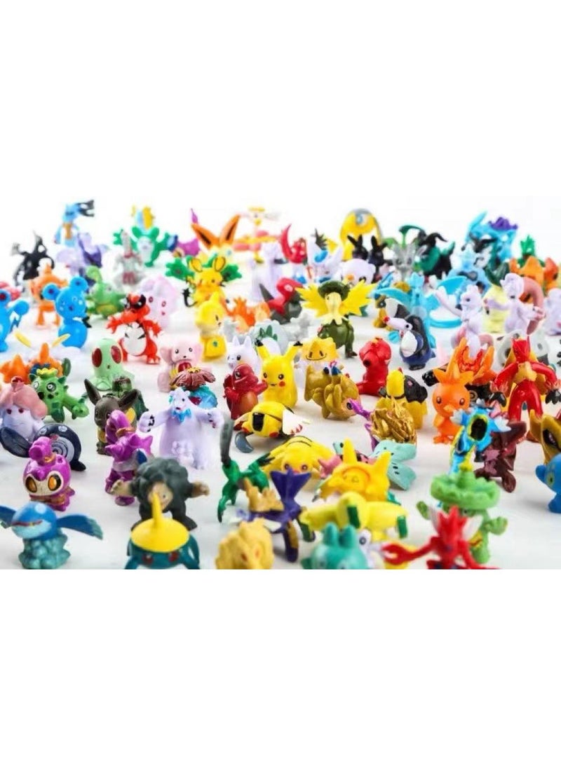 Y&D 144-Piece Pocket Monster And Pikachu Figurines Model Toys Cake Decoration Doll Toys Multicolour - Image 3