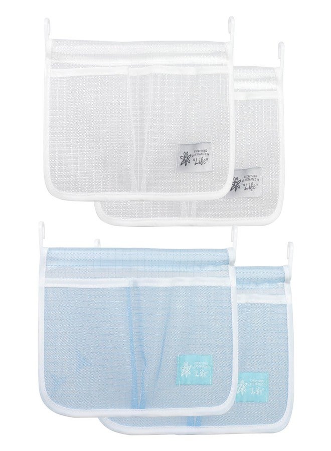 Meprotal 4 pcs Refrigerator Door Organizer Set, Fridge Hanging Mesh Bag Refrigerator Door Hanging Organizer - Image 1