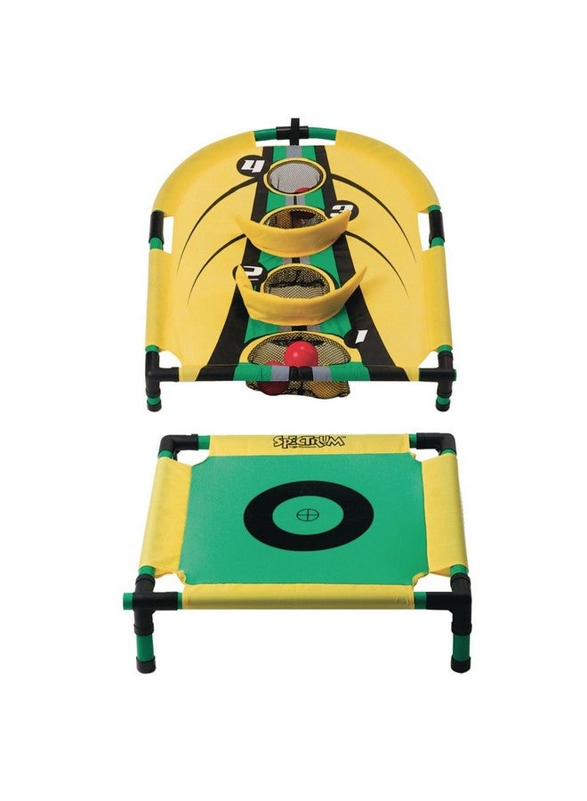 S&S Worldwide Rebound Skii Ball Game. Arcade Style Action in a Portable Game for Kids and Adults. Bounce Balls on Spring Pad into 20" x 30" Scoring Target. Includes Bounce Pad, Target, and 6 Balls. - Image 2