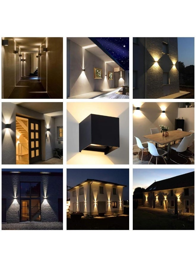 AFN Modern LED Wall Light for Indoor and Outdoor Use, Up Down Light Design for Living Room Bedroom Corridor Staircase, Energy Efficient Decorative Wall Mounted Lighting Fixture - Image 4