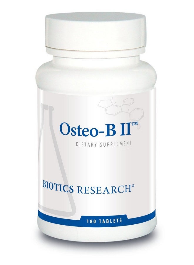 Biotics Research Biotics Research Osteo B II Optimal Bone Health Support, Healthy Aging, CaMg, Easy to Swallow Tablet, Purified Chondroitin Sulfates, 180 Tablets - Image 1