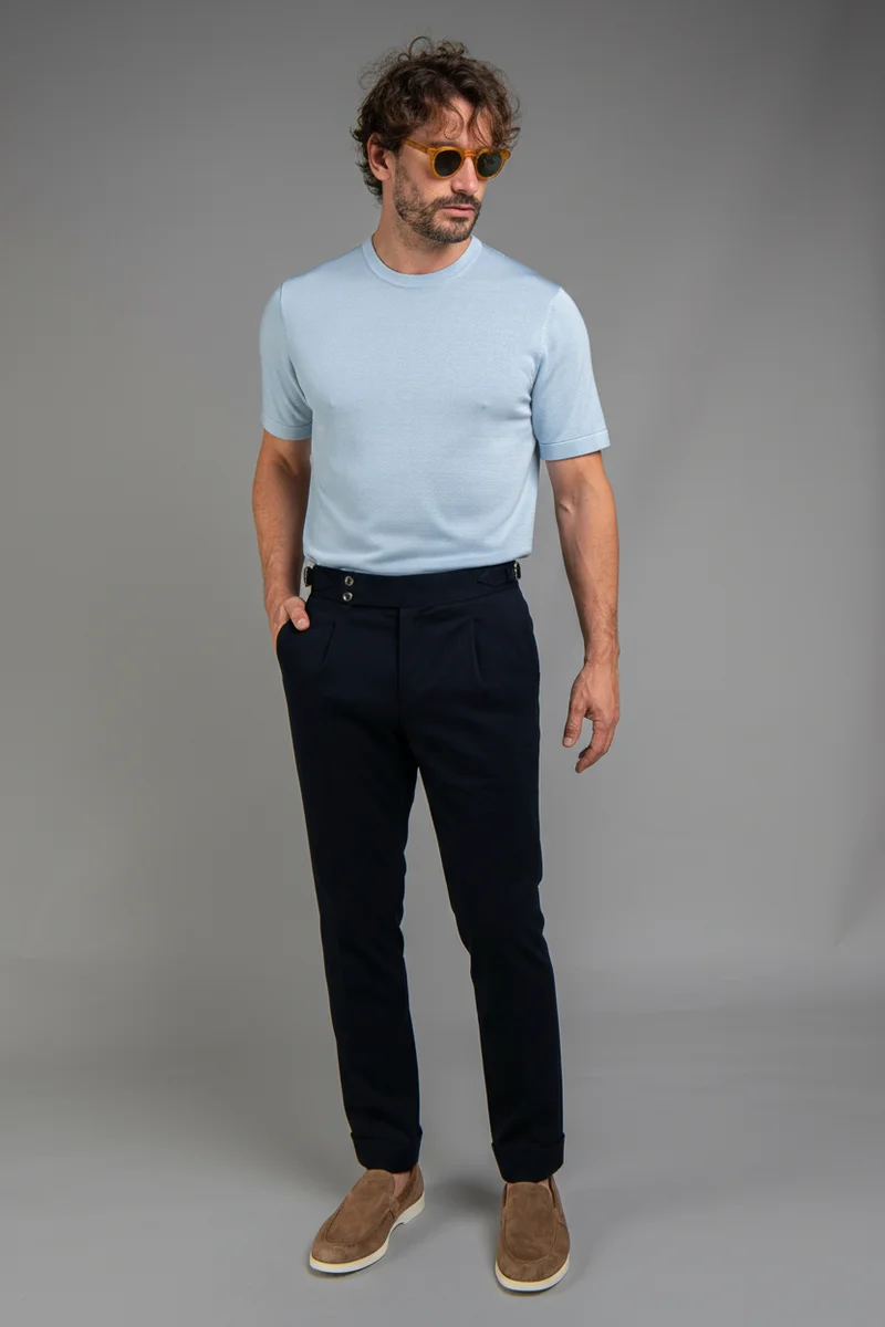Blañce UAE Milan - versatile fit - Cotton Chinos - Navy Blue
