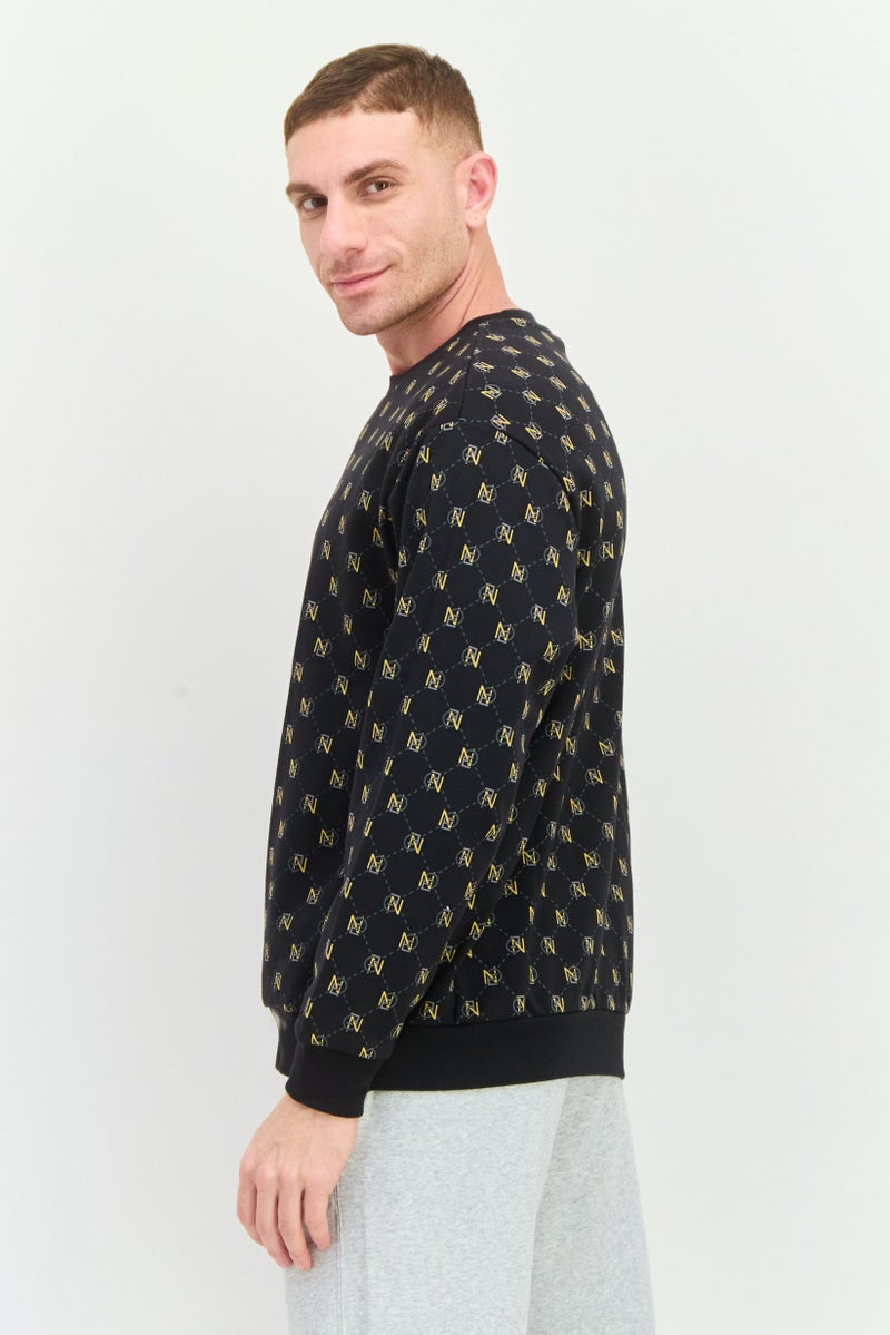 Adidas Men Sportswear Fit Long Sleeve Outdoor Sweatshirt, Multicolor  - Image 3