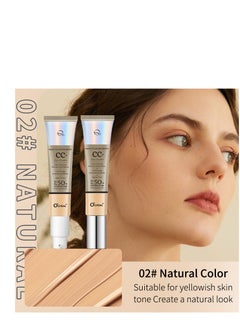 OCHEAL OCHEAL concealer foundation cream moisturizing moisturizing repair foundation does not take off makeup pre-makeup milk hydrating isolation CC cream  - Image 3