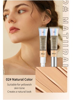 OCHEAL OCHEAL concealer foundation cream moisturizing moisturizing repair foundation does not take off makeup pre-makeup milk hydrating isolation CC cream  - Image 5