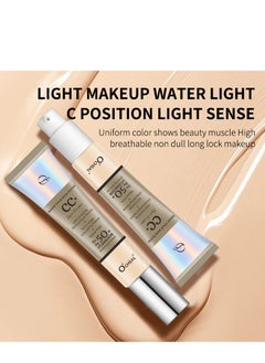 OCHEAL OCHEAL concealer foundation cream moisturizing moisturizing repair foundation does not take off makeup pre-makeup milk hydrating isolation CC cream  - Image 2