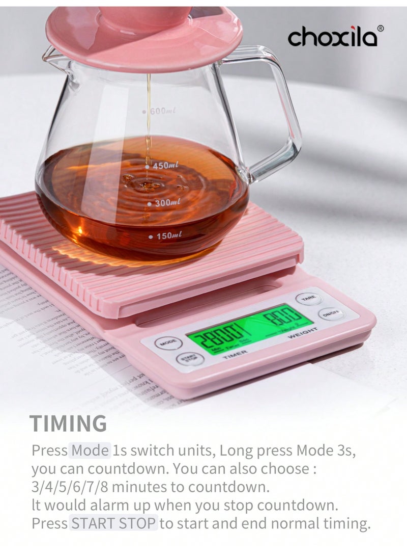 choxila 11pcs/set V60 Coffee Set, Pink Drip Coffee Set, Pour Over Coffee Maker Set,Mind-blowing Valentine's Day   Gifts,Holiday Festival Anniversary Coffee Gifts,Portable Travel Coffee Accessories Tools, Creative Pink   Girls Gifts for Mother/Daughter/Sweetheart/Families/Friends - Image 2