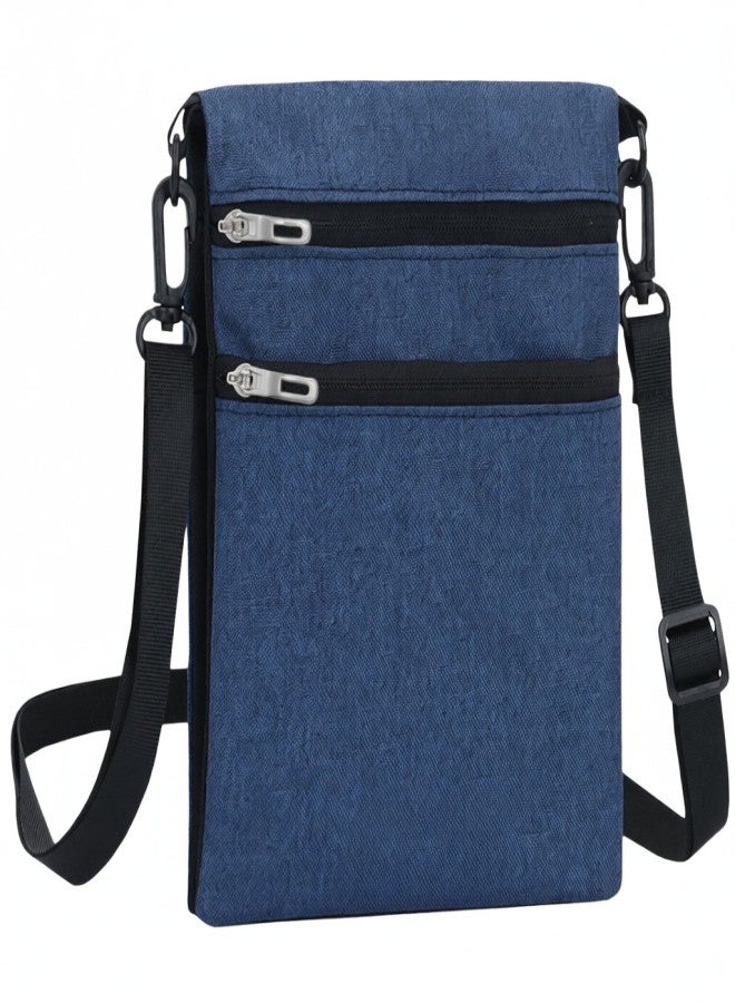 JUNLETU Travel Neck Pouch Neck Wallet Stash Passport Holder for Men and Women - Image 1