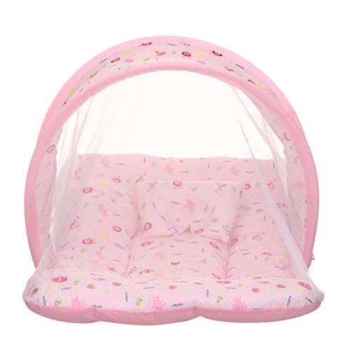 KooKyKooby Baby Mosquito and Insect Protection Net with Bedding (Pink(Small Animals)) - Image 1