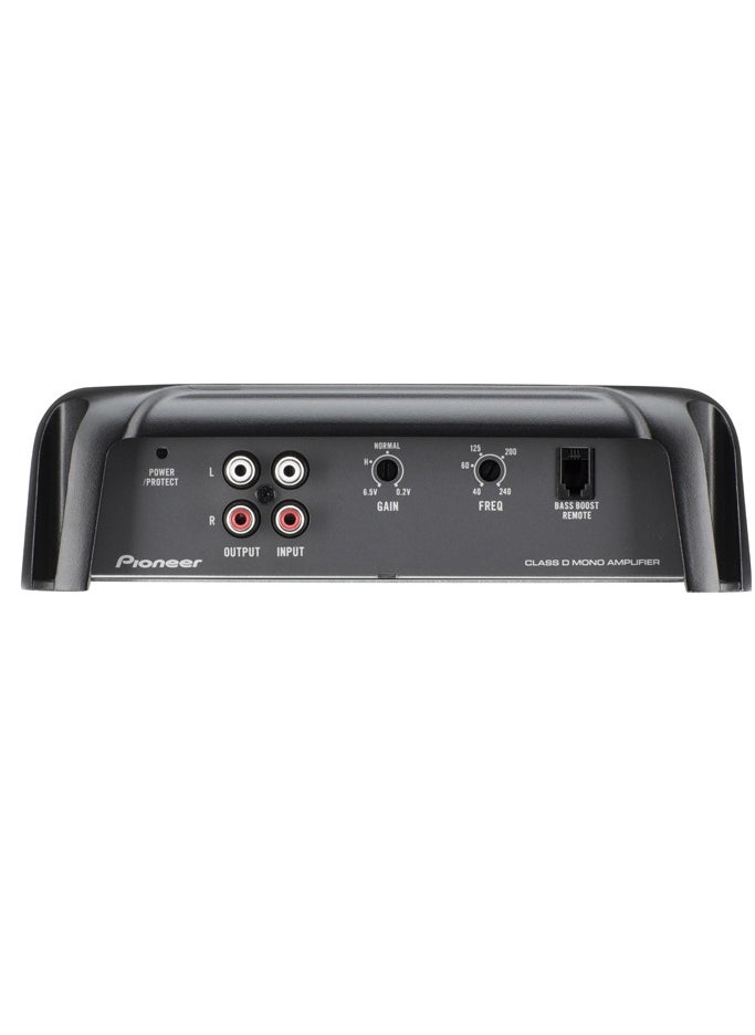 Pioneer GM-D8701 Class D Mono Amplifier with Wired Bass Boost Remote