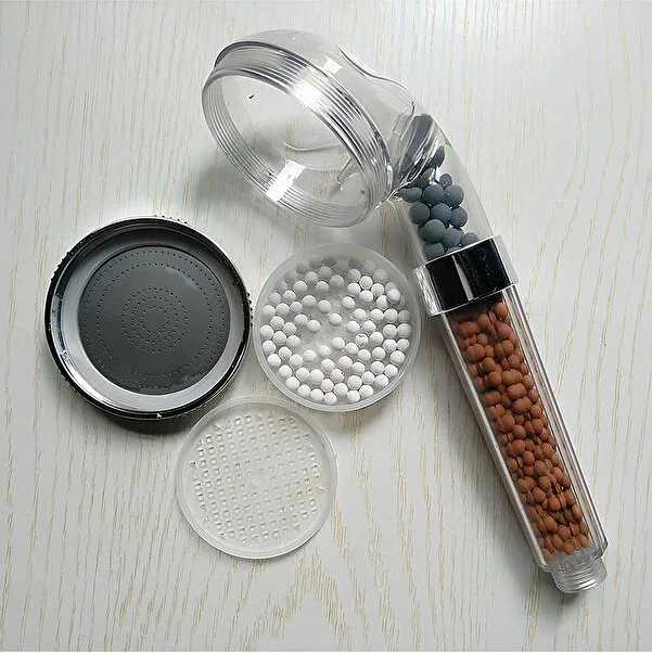 Dynamic Max Water Saving and Beaded Shower Head with Filter Powered Hand Shower