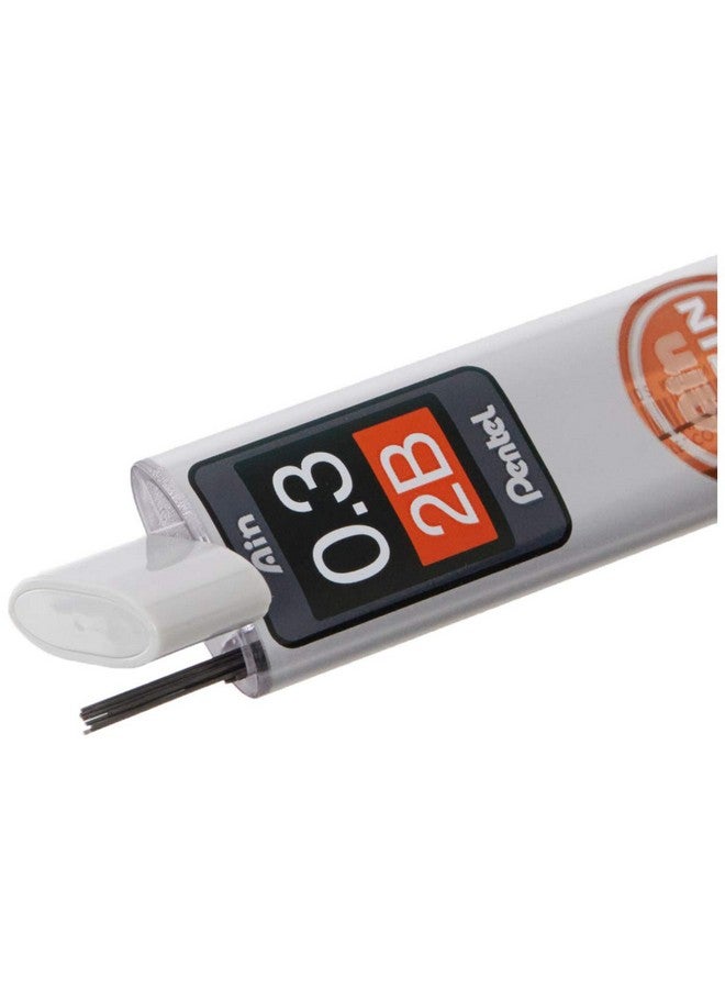 Pentel Ain Stein 0.3mm Mechanical Pencil Lead | Lead of Grade 2B | Smooth & Not Scratchy | Easy to Insert Inside The Pencil | Pack of 15 Pcs (C273-2B) - Image 5