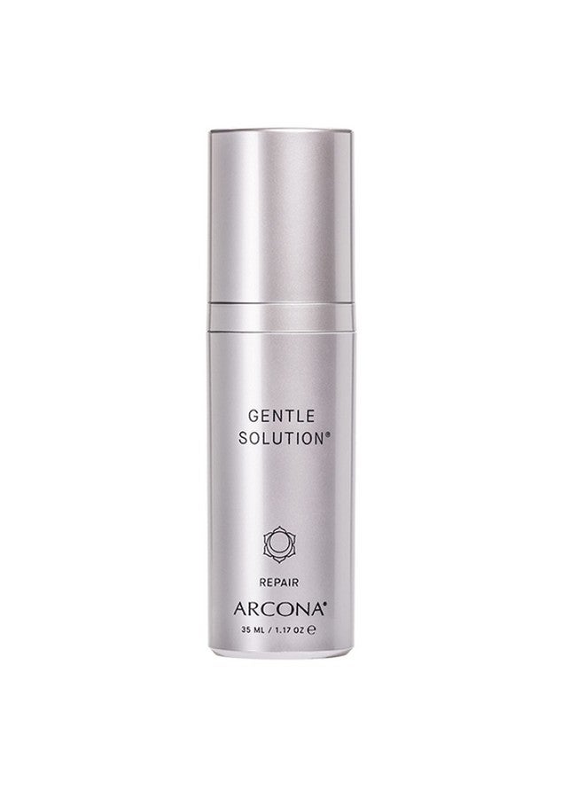 Arcona Gentle Solution 4% Glycolic 3% Lactic Acids Algae Witch Hazel + Honeysuckle Gentley Exfoliate + Hydrate Skin 1.17Oz. Made In The Usa - Image 1