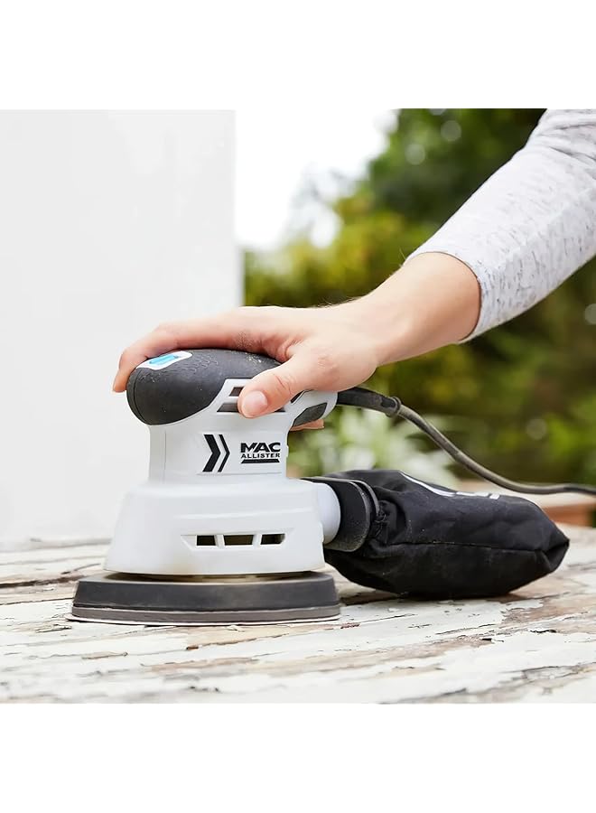 erorex Msdls160 160W 220 240V Corded Detail Sander White Black - Image 2
