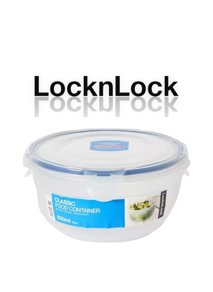 LOCK & LOCK LocknLock 850ml Salad Bowl  – Airtight, BPA-Free Container with Drainage Tray for Fresh Salads 