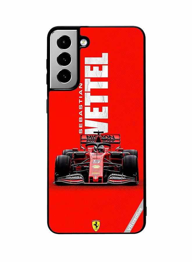 VR CREATIVE Protective Case Cover For Samsung Galaxy S21 FE 5G F1 Racing Car Design Multicolour - Image 1