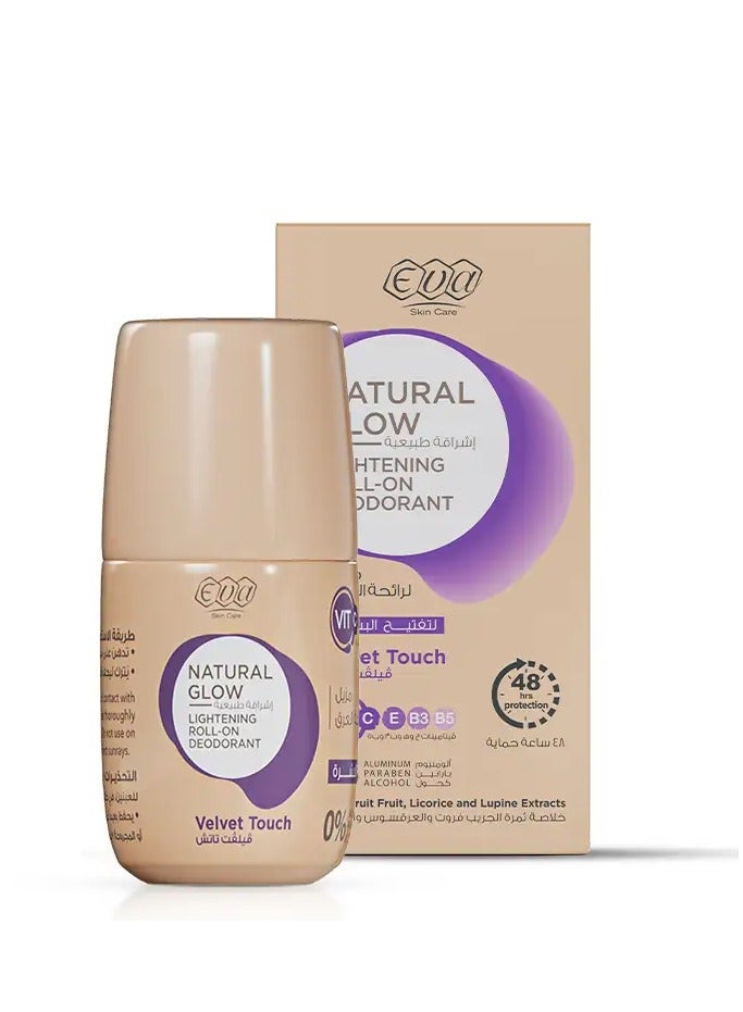 Eva Natural Glow Lightening Roll On Deodorant Velvet Touch